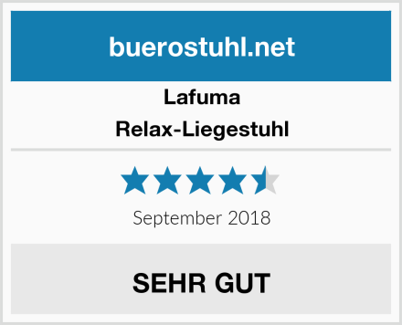 Lafuma Relax-Liegestuhl Test