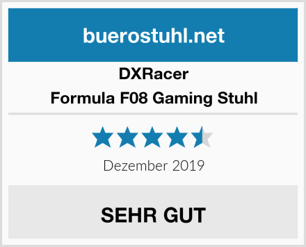 DXRacer Formula F08 Gaming Stuhl Test