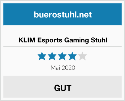  KLIM Esports Gaming Stuhl Test