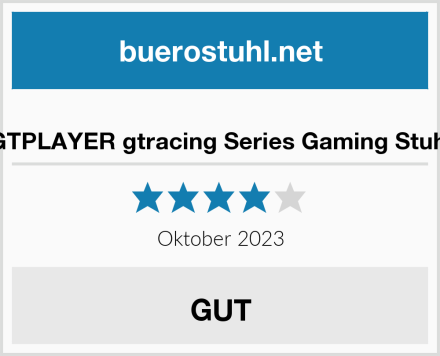  GTPLAYER gtracing Series Gaming Stuhl Test