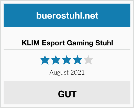  KLIM Esport Gaming Stuhl Test