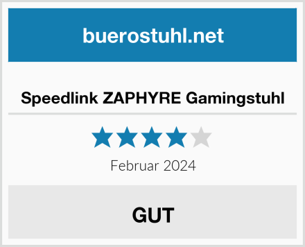  Speedlink ZAPHYRE Gamingstuhl Test