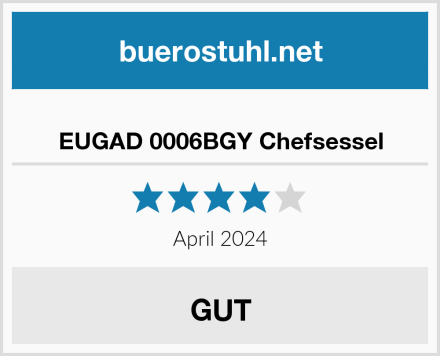  EUGAD 0006BGY Chefsessel Test
