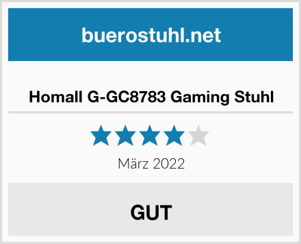  Homall G-GC8783 Gaming Stuhl Test