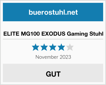  ELITE MG100 EXODUS Gaming Stuhl Test