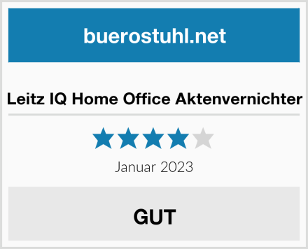  Leitz IQ Home Office Aktenvernichter Test
