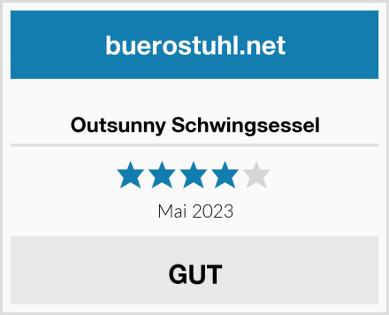  Outsunny Schwingsessel Test