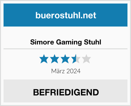  Simore Gaming Stuhl Test