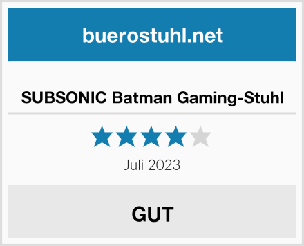  SUBSONIC Batman Gaming-Stuhl Test
